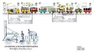 12 March 1980 Liverpool & Manchester Railway Po First Day Cover Haverings Own photo