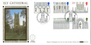 14 November 1989 Christmas Benham Blcs 47b First Day Cover Ely Cathedral Shs photo