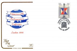 19 August 1986 Commonwealth Conference Cotswold First Day Cover London Sw1 Shs photo