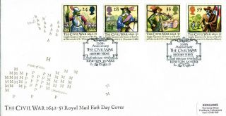 16 June 1992 Civil War Royal Mail First Day Cover History Today Kineton Shs photo