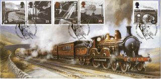 18 January 1994 Age Of Steam Bradbury Le First Day Cover Derby Shs photo
