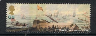 Battle Of Trafalgar Franco/spanish Fleet Off Cadiz On 2005 Gb Stamp - Nh photo