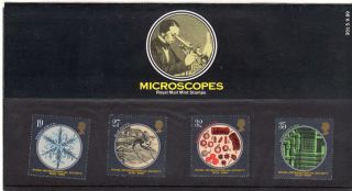 Qeii Presentation Pack No 201 Microscopes 1989 photo