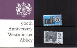 Special Price Westminster Abbey Presentation Pack 1966 Flat Pack photo