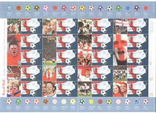 Ls8 2002 Football World Cup Generic Smilers Sheet photo