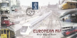 (73632) Gb Bradbury Fdc E Europe Machin - Travelling Post Office 19 Jan 1999 photo