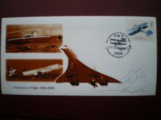 2003 Signed Concorde Capt - A Century Of Flight Cover photo
