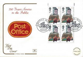 1985 Royal Mail 350 Years Fdc London Post London Ec1 Sp Pmks Lovely photo
