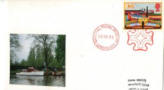 10 August 1993 Canals Cover National Postal Museum Maltese Cross London Ec1 Shs photo