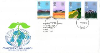 9 March 1983 Commonwealth Day Royal Mail First Day Cover Oxford Fdi photo