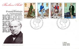 22 August 1979 Sir Rowland Hill Post Office First Day Cover Bureau Shs (p) photo