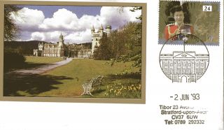 2 June 1993 40th Anniversary Of The Coronation Cover Palace London Sw1 Shs photo