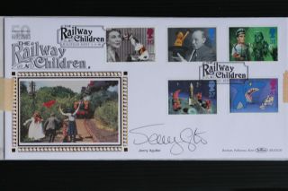 Autographed Benham Fdc Jenny Agutter Signed Railway Children Silk Blcs120 photo
