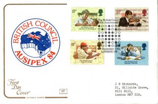 25 September 1984 British Council Cotswold First Day Cover London Sw Shs photo