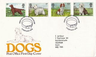 7 February 1979 Dogs Post Office First Day Cover London Sw Shs photo