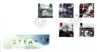 18 January 1994 Age Of Steam Royal Mail First Day Cover House Of Commons Sw1 Cds photo