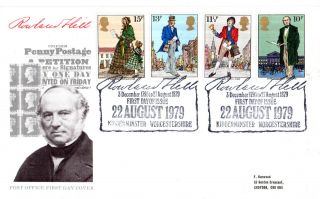 22 August 1979 Sir Rowland Hill Post Office First Day Cover Kidderminster Shs (d photo