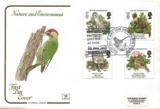 1986 Nature Conservation Fdc Hampshire & Iow Naturalists Trust Sp Pmks Lovely photo