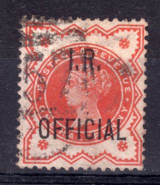 Gb = Town/village Cancel.  On Qv Stamp,  `?57 / ???` I.  R.  Official photo