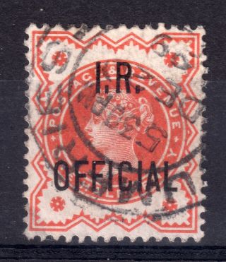 Gb = Town/village Cancel.  On Qv Stamp,  `dumfries` I.  R.  Official photo