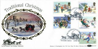 13 November 1990 Christmas Benham Blcs 59 First Day Cover Windsor Shs (a) photo
