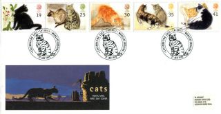 17 January 1995 Cats Royal Mail First Day Cover Better Catshill Shs photo