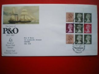 Cover 1987 Story Of P&o Minisheet Fdc photo