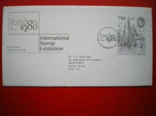 Cover 1980 International Stamp Exhib Fdc photo