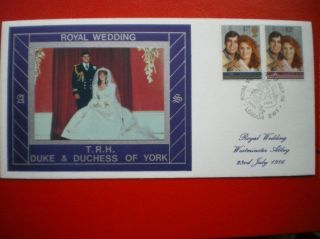 Cover 1986 Royal Wedding Andrew Fdc photo