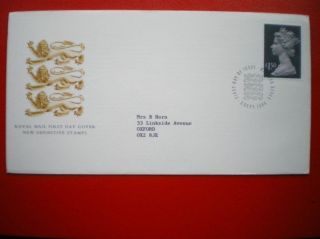 Cover 1986 £1.  50 Definative Stamp Fdc photo