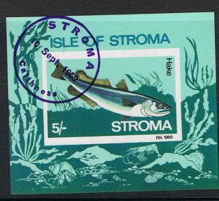 Isle Of Stroma 1969 Hake Fish Mini - Sheet photo