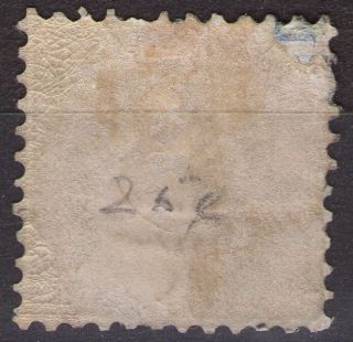 Wurttemberg German States Cv £250 Sg 56 Black Cancel 23/june 1865 photo