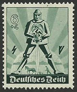 Ww2 Germany Nazi Tag Der Arbeit 1940 Stamp. . photo