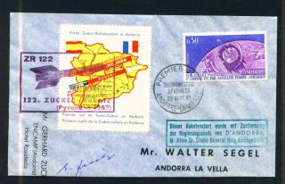 Andorra,  Space,  Tellstar,  1962,  S.  C.  154 On Fdc,  Rare photo