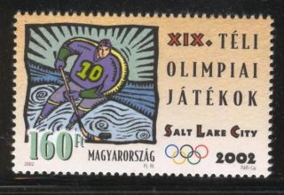 Hungary - 2002.  Winter Olympic Games,  Salt Lake City / Ice Hockey Mi 4701. photo