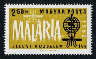 Hungary 1461 Mh Malaria Eradication,  Who,  Medicine,  Insect photo