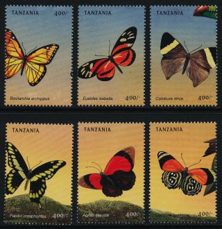 Tanzania 1966a - F Insects,  Butterflies photo