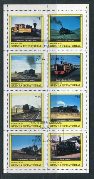 Africa,  Equatorial Guinea,  Locomotives. photo
