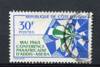Ivory Coast 1963 Sg 222 African Heads Of State A27046 photo