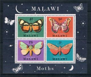 Malawi 1970 Moths M.  S.  Sg 362 photo