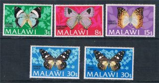 Malawi 1973 Butterflies Sg 429/33 photo
