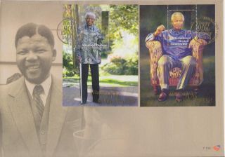 South Africa - Nelson Mandela 90 Th Birthday Fdc 7.  130 - 18 July 2008 photo