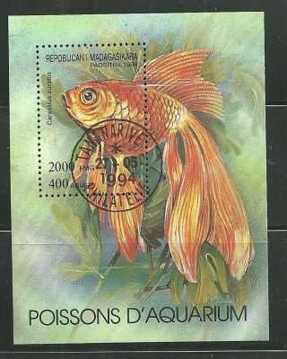 Malagasy 1199 Cto S/s Fish photo