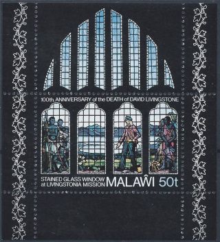 Malawi 1973 Sg Ms451 Death Cent Of David Livingstone Mini Sheet A 013 photo