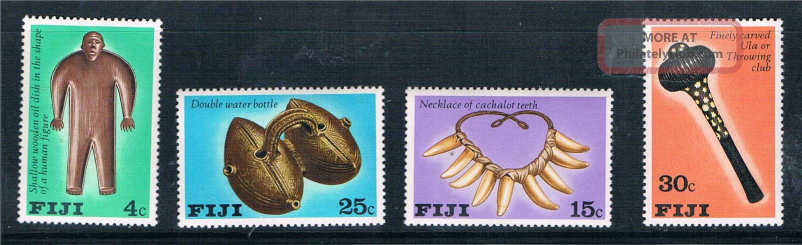 Fiji 1978 Fijian Artifacts Sg 556 - 9