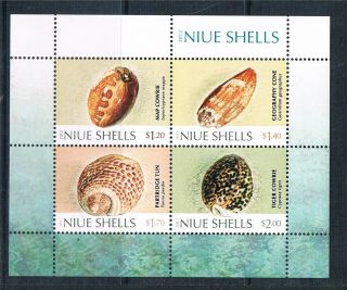 Niue 2012 Shells Ms Issue photo