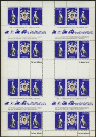 Christmas Island 87 Sheet Queen Elizabeth Silver Jubilee,  Birds photo