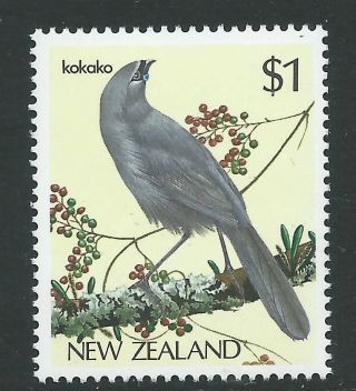 Zealand Sg1292 1982 $1 Kokakl photo