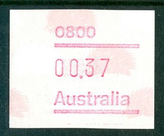 Australia 1988 Stamp Frama Label Anteater M/c 0800 Um (nh) photo