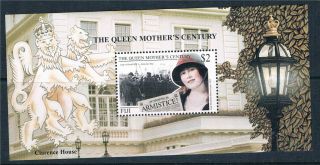 Fiji 1999 Queen Mother ' S Century Sg Ms 1063 photo